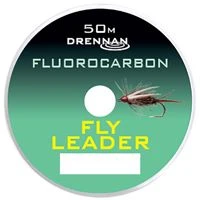 Drennan Fluorocarbon Fly Leader 50m