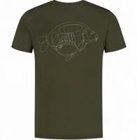 Korda One Liner Tee Olive