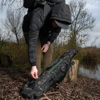CarpLife Eclipse Camo Retractable Holdall 3 Rod