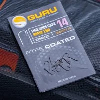 Guru Fine Wide Gape Spade End Barbless Hooks