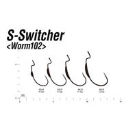 Decoy S.Switcher Worm 102 Hooks