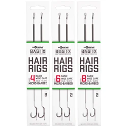 Korda Basix Hair Rigs Wide Gape