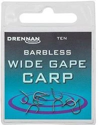 Drennan Wide Gape Carp Barbless Spade Hooks