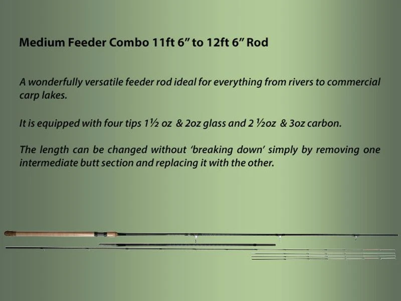 Drennan Medium Feeder Combo 11ft 6in to 12ft 6in