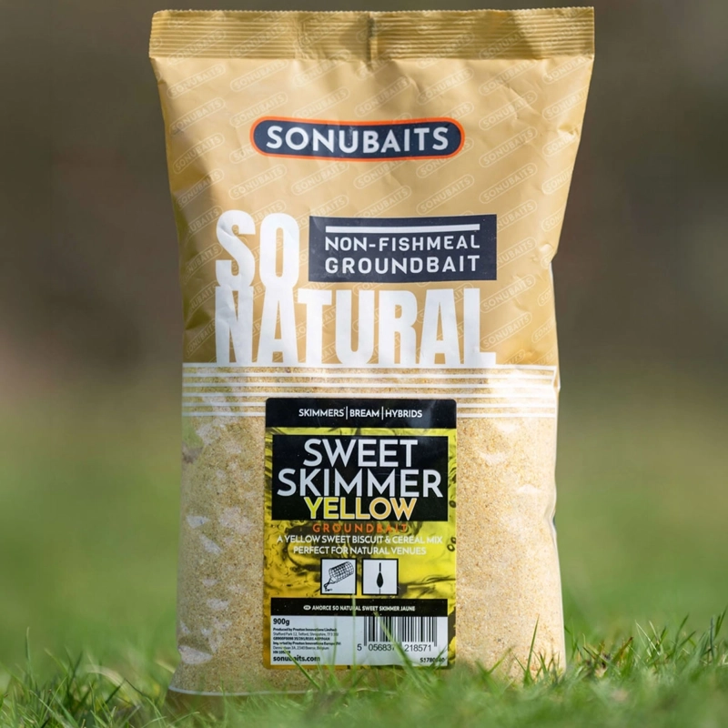Sonubaits So Natural Sweet Skimmer Yellow Groundbait 900g