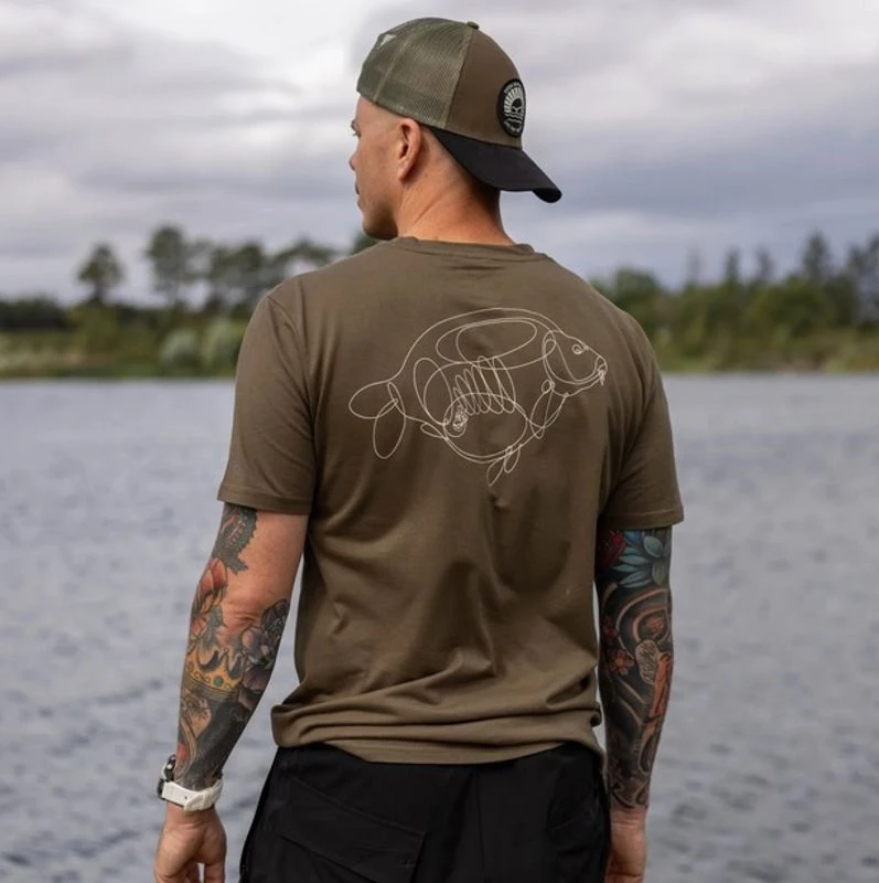 Korda One Liner Tee Olive