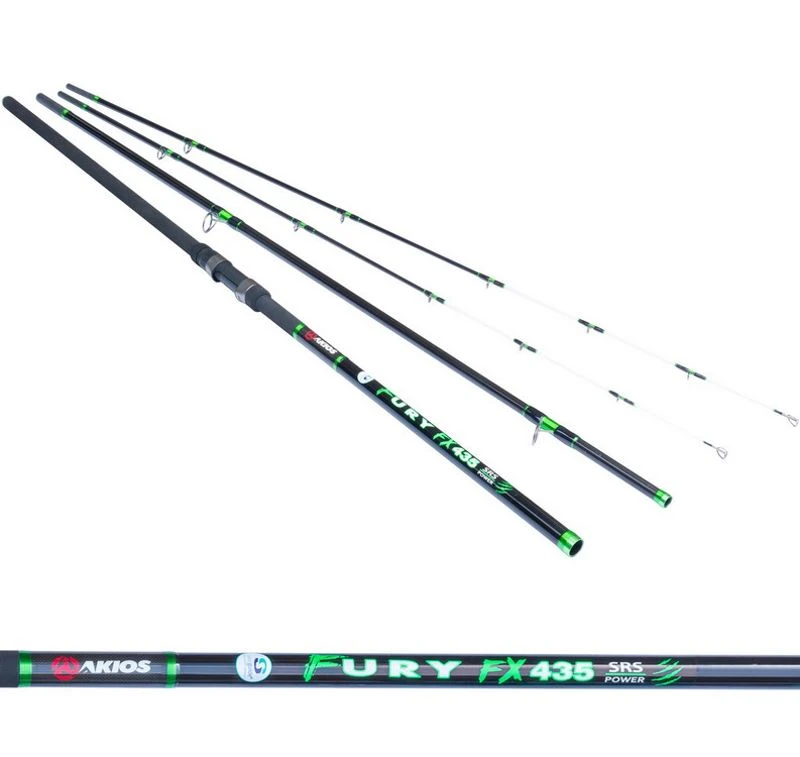 Akios Fury FX435 SRS TT Twin Tip Continental Rod 14ft 5in