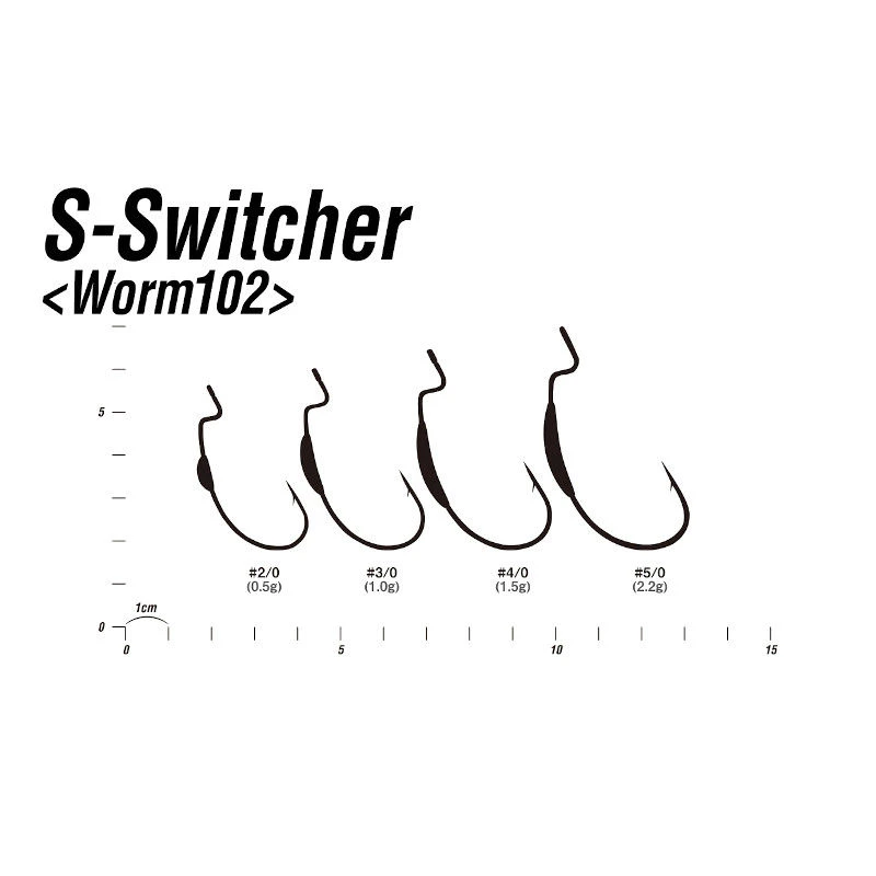 Decoy S.Switcher Worm 102 Hooks