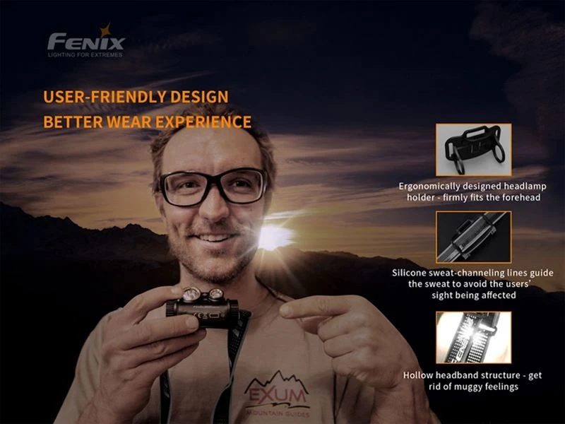 Fenix HM65R Shadowmaster Rechargeable Headlamp