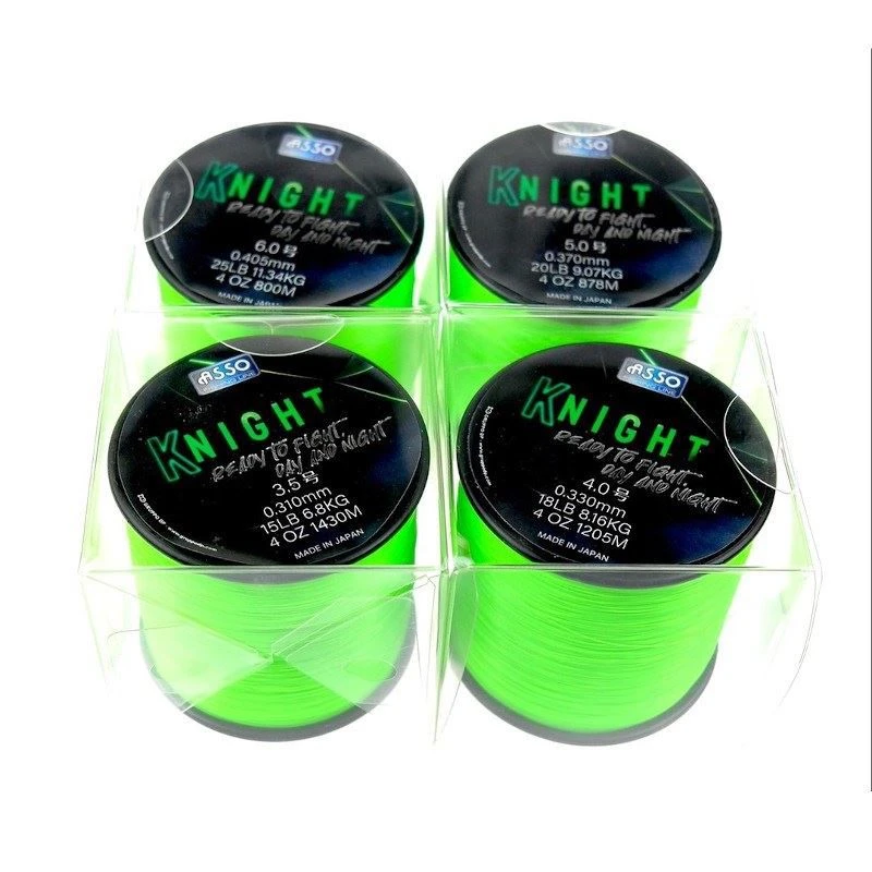 Asso Knight Fluorocarbon Coated Mono 4oz