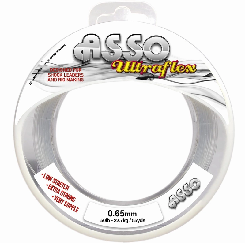 Asso Ultraflex Shockleader Clear 65m