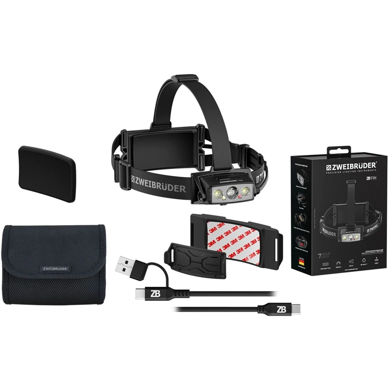 Zweibruder ZB11H Headlamp 2500 Lumen