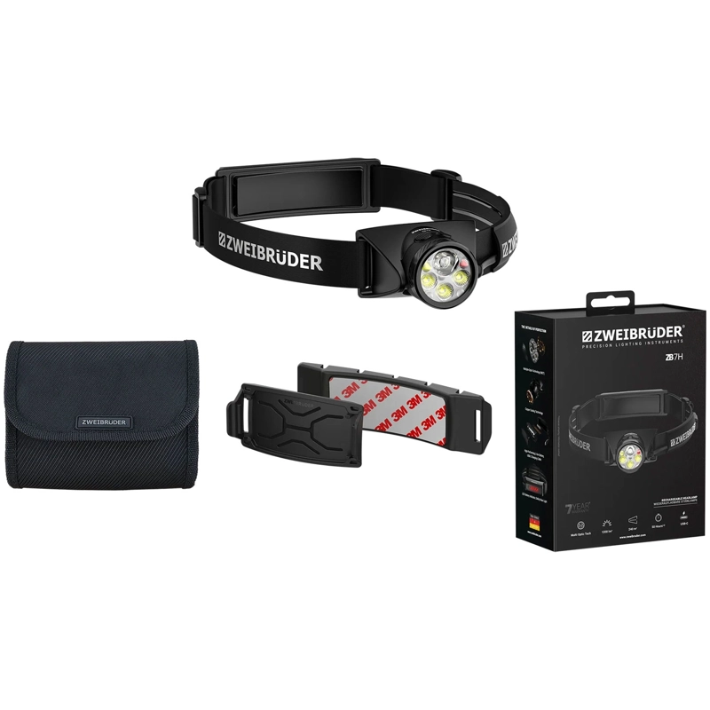 Zweibruder ZB7H Headlamp 1200 Lumen